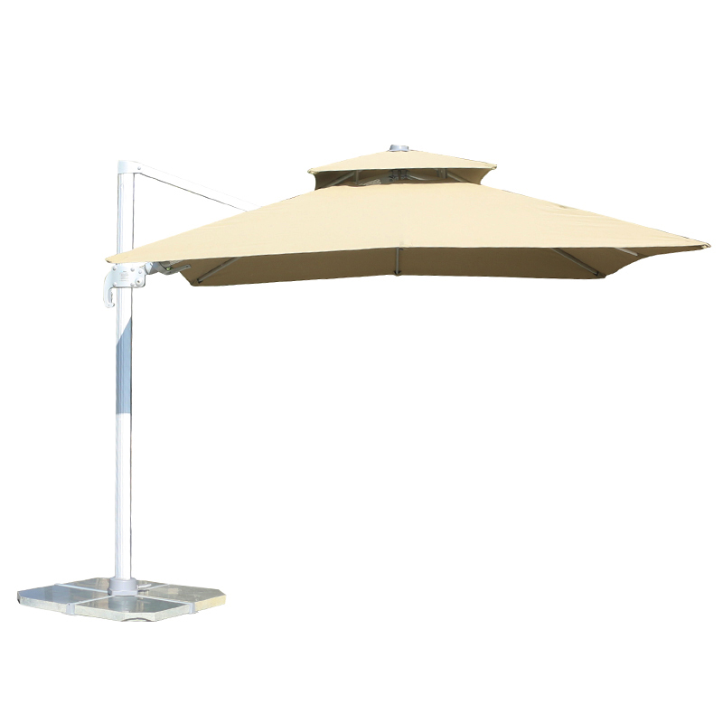 MYB-004-Q Paraguas basculante de doble techo